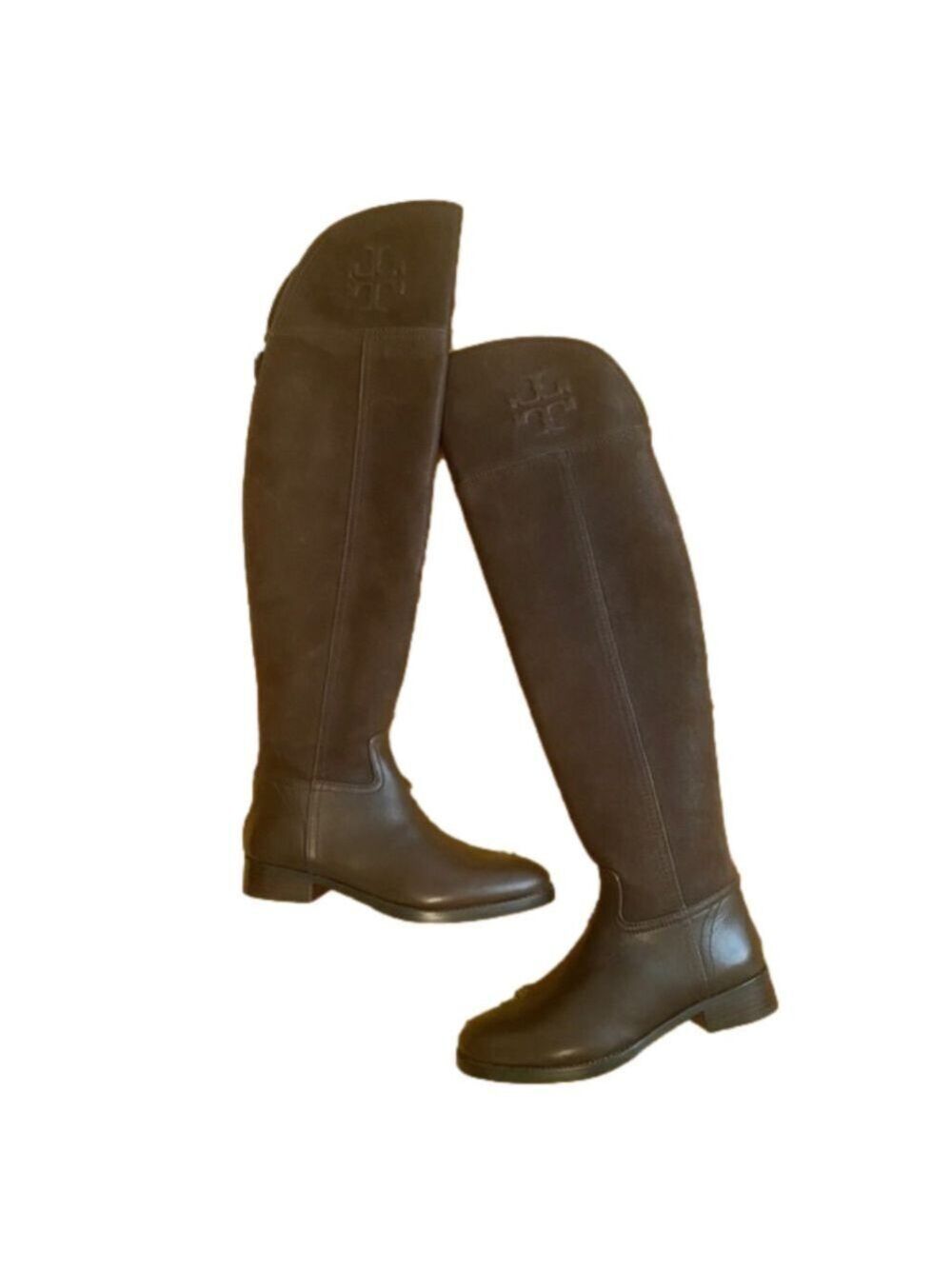 Tory Burch ‘Simone’ Over The Knee Riding Boot in Vintage Buffalo Size 5.5 - Picture 2 of 12
